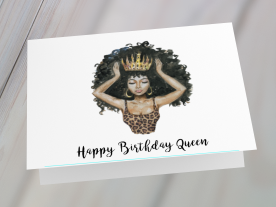Greeting Card - Happy Birthday Queen
