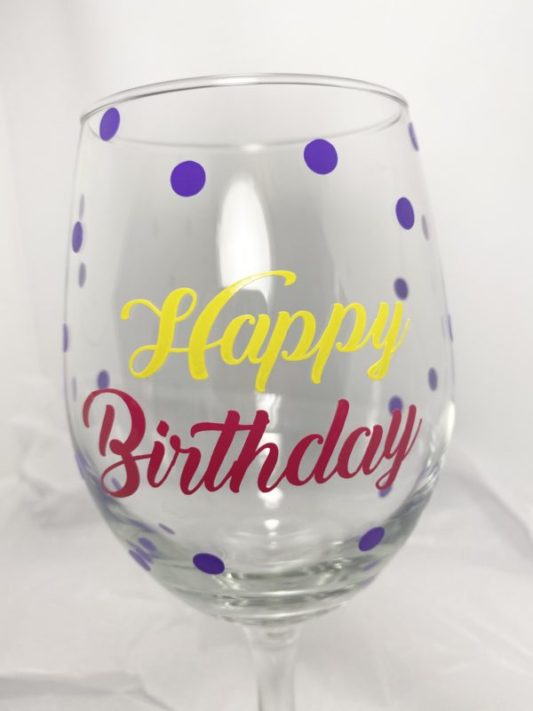 Birthday Glass