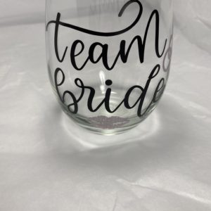 team bride glass