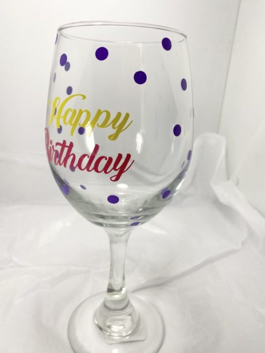 Birthday Glass