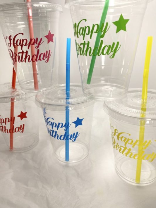 Happy Birthday Cups