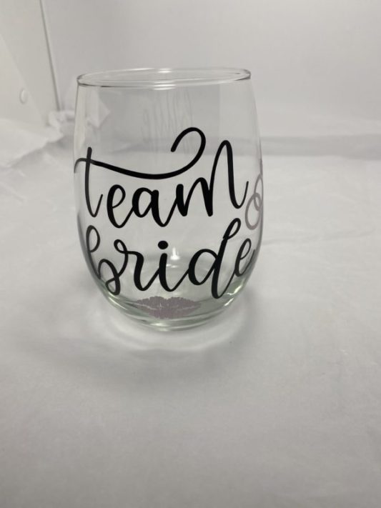 team bride glass