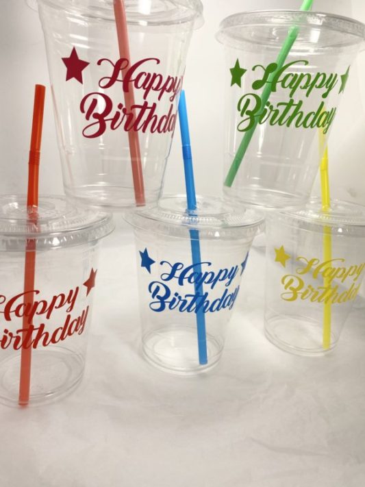 Happy Birthday Cups