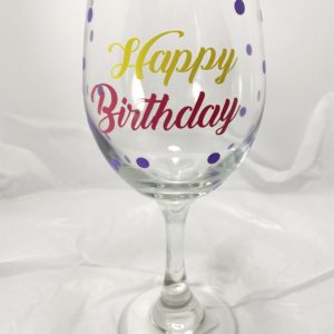 Birthday Glass