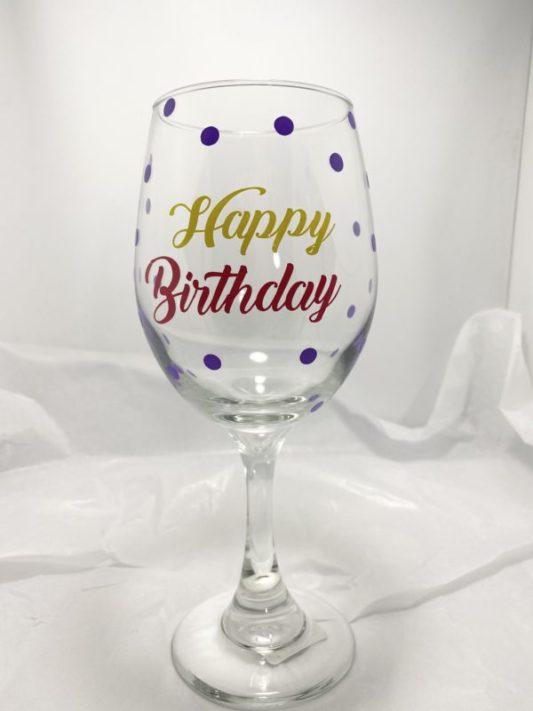 Birthday Glass