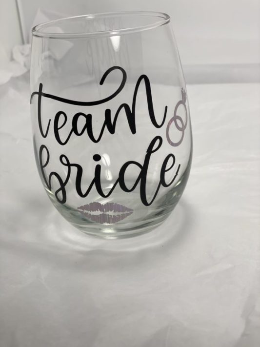 team bride glass