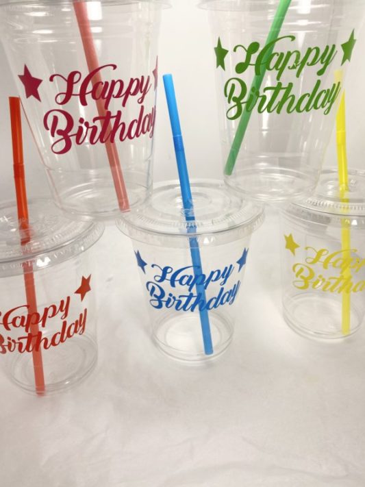Happy Birthday Cups