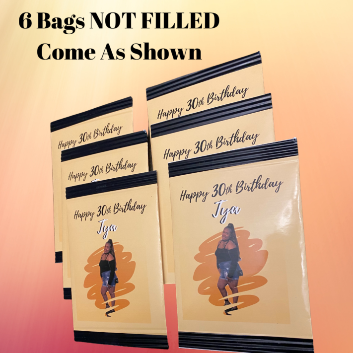 Custom Celebration Fun Pack – Personalized Chip Bags, Water Bottle Labels, Cupcake Toppers & Custom Card – Party Favor Set - Image 5