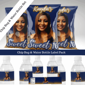 Chip Bag & Water Bottle Set